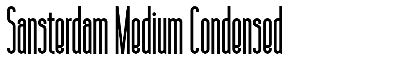 Sansterdam Medium Condensed